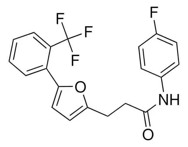3-(4-FLUOROPHENYL)-N-(4-(PYRIDIN-4-YLMETHYL)PHENYL)PROPANAMIDE structure, CAS 1377961-80-2