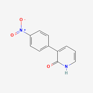 3-(4-NITROPHENYL)PYRIDIN-2(1H)-ONE structure, CAS 660440-56-2