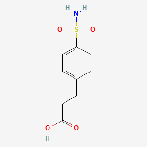 3-(4-SULFAMOYLPHENYL)PROPANOIC ACID structure, CAS 90610-69-8