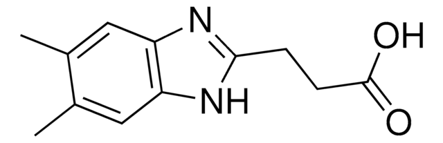3-(5,6-DIMETHYL-1H-BENZO[D]IMIDAZOL-2-YL)PROPANOIC ACID structure, CAS 173737-04-7