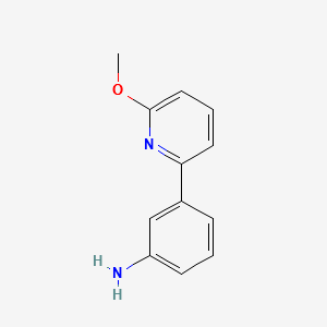 3-(6-METHOXYPYRIDIN-2-YL)ANILINE structure, CAS 1194974-82-7