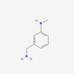 3-(AMINOMETHYL)-N-METHYLANILINE structure, CAS 768343-60-8