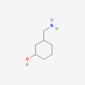 3-(AMINOMETHYL)CYCLOHEXANOL structure, CAS 116650-26-1