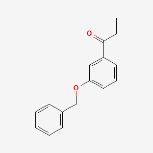 3-(BENZYLOXY)-1-PHENYLPROPAN-1-ONE structure, CAS 37951-47-6