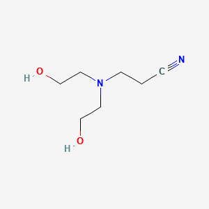 3-(BIS(2-HYDROXYETHYL)AMINO)PROPANENITRILE structure, CAS 17209-72-2