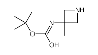 3-(BOC-AMINO)-3-METHYLAZETIDINE structure, CAS 1018443-01-0