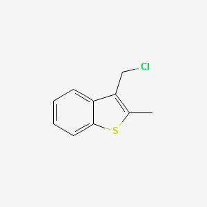 3-(CHLOROMETHYL)-2-METHYLBENZO[B]THIOPHENE structure, CAS 16957-90-7