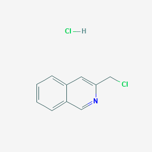 3-(CHLOROMETHYL)ISOQUINOLINE HYDROCHLORIDE structure, CAS 76884-33-8