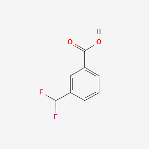 3-(DIFLUOROMETHYL)BENZOIC ACID structure, CAS 55805-20-4