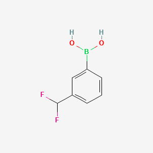 3-(DIFLUOROMETHYL)PHENYLBORONIC ACID structure, CAS 854690-87-2