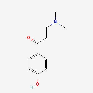 3-(DIMETHYLAMINO)-1-(4-HYDROXYPHENYL)PROPAN-1-ONE structure, CAS 35076-36-9