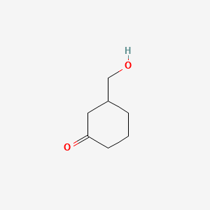 3-(HYDROXYMETHYL)CYCLOHEXANONE structure, CAS 32916-58-8