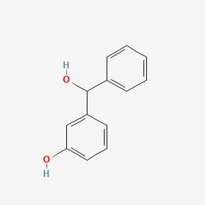3-(HYDROXYPHENYLMETHYL)PHENOL structure, CAS 7765-98-2