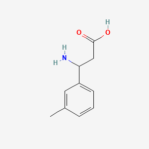 3-(M-TOLYL)-DL-BETA-ALANINE structure, CAS 68208-17-3