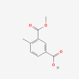 3-(METHOXYCARBONYL)-4-METHYLBENZOIC ACID structure, CAS 167300-06-3