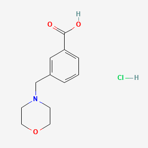 3-(MORPHOLINOMETHYL)BENZOIC ACID HYDROCHLORIDE HYDRATE structure, CAS 137605-80-2