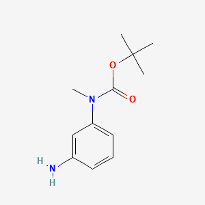 3-(N-TERT-BUTOXYCARBONYL-N-METHYLAMINO)ANILINE structure, CAS 528882-16-8