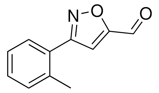 3-(O-TOLYL)ISOXAZOLE-5-CARBALDEHYDE structure, CAS 885273-90-5