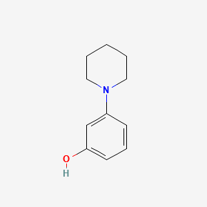 3-(PIPERIDIN-1-YL)PHENOL structure, CAS 27292-50-8