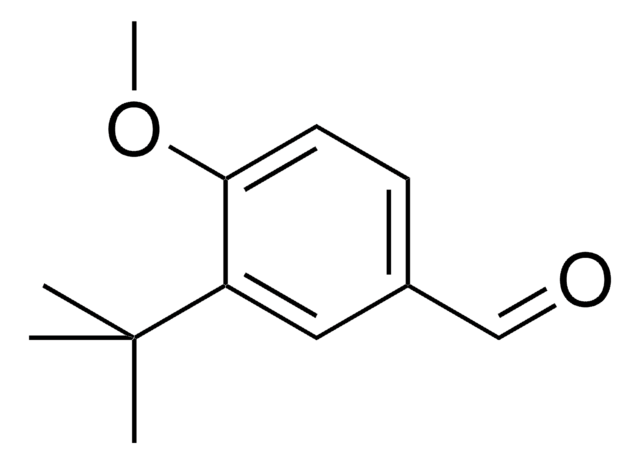 3-(TERT-BUTYL)-4-METHOXYBENZALDEHYDE structure, CAS 107430-92-2