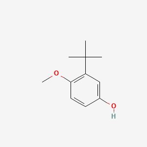 3-(TERT-BUTYL)-4-METHOXYPHENOL structure, CAS 88-32-4