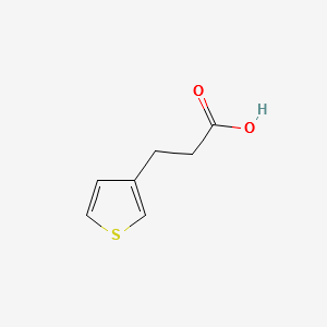 3-(THIOPHEN-3-YL)PROPANOIC ACID structure, CAS 16378-06-6