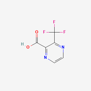 3-(TRIFLUOROMETHYL)PYRAZINE-2-CARBOXYLIC ACID structure, CAS 870787-06-7