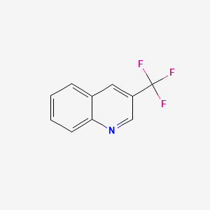 3-(TRIFLUOROMETHYL)QUINOLINE structure, CAS 25199-76-2