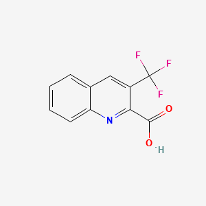 3-(TRIFLUOROMETHYL)QUINOLINE-2-CARBOXYLIC ACID structure, CAS 588702-64-1