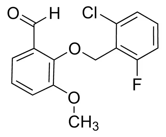 3-[(2-CHLORO-6-FLUOROBENZYL)OXY]-4-METHOXYBENZALDEHYDE structure, CAS 591224-55-4