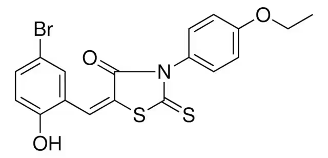 3-ALLYL-5-(2-BROMO-5-ETHOXY-4-ISOPROPOXYBENZYLIDENE)-2-IMINOTHIAZOLIDIN-4-ONE structure, CAS 692282-79-4