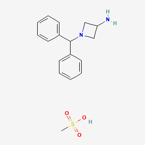 3-AMINO-1-BENZHYDRYL-AZETIDINE MESYLATE structure, CAS 1373253-26-9