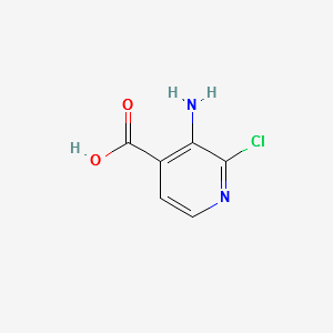 3-AMINO-2-CHLOROISONICOTINIC ACID structure, CAS 58483-94-6