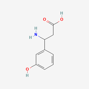 3-AMINO-3-(3-HYDROXYPHENYL)PROPANOIC ACID structure, CAS 26049-12-7