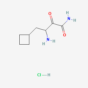 3-AMINO-4-CYCLOBUTYL-2-OXOBUTANAMIDE HYDROCHLORIDE structure, CAS 817169-86-1