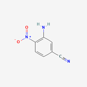 3-AMINO-4-NITROBENZONITRILE structure, CAS 99512-10-4