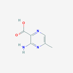 3-AMINO-5-METHYLPYRAZINE-2-CARBOXYLIC ACID structure, CAS 6761-50-8