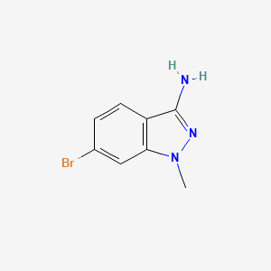3-AMINO-6-BROMO-1-METHYL-1H-INDAZOLE structure, CAS 1214899-85-0
