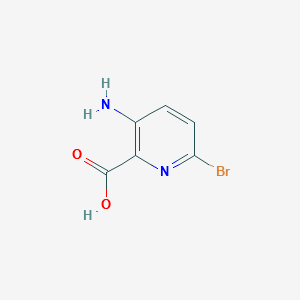 3-AMINO-6-BROMOPICOLINIC ACID structure, CAS 1052708-46-9