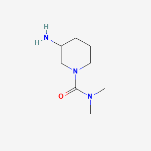 3-AMINO-N,N-DIMETHYLPIPERIDINE-1-CARBOXAMIDE structure, CAS 1272756-20-3
