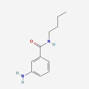 3-AMINO-N-BUTYLBENZAMIDE structure, CAS 6837-99-6