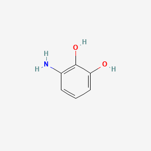 3-AMINOBENZENE-1,2-DIOL structure, CAS 20734-66-1