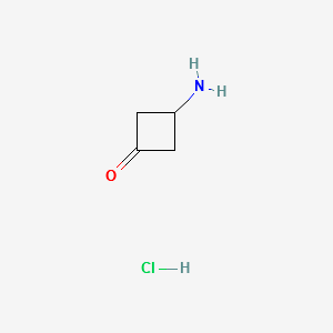 3-AMINOCYCLOBUTANONE HYDROCHLORIDE structure, CAS 1035374-20-9