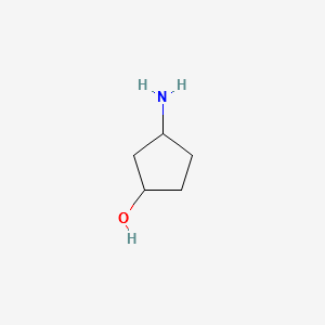 3-AMINOCYCLOPENTANOL structure, CAS 13725-38-7
