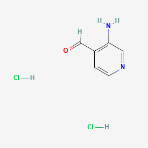 3-AMINOISONICOTINALDEHYDE DIHYDROCHLORIDE structure, CAS 1220039-62-2