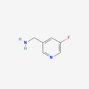 3-AMINOMETHYL-5-FLUOROPYRIDINE structure, CAS 23586-96-1