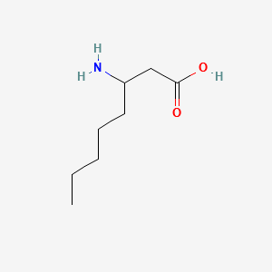3-AMINOOCTANOIC ACID structure, CAS 104883-49-0