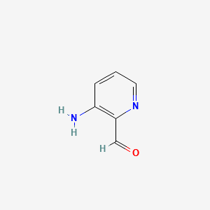 3-AMINOPICOLINALDEHYDE structure, CAS 55234-58-7