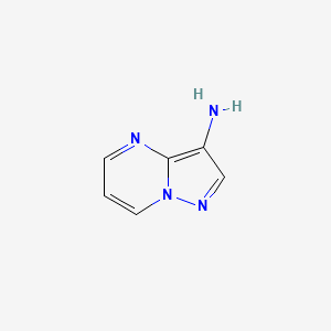 3-AMINOPYRAZOLO[1,5-A]PYRIMIDINE structure, CAS 232600-93-0