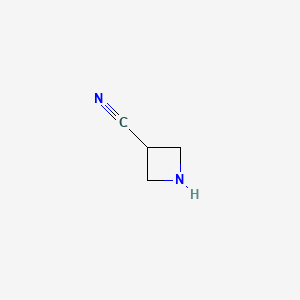 3-AZETIDINECARBONITRILE structure, CAS 732976-86-2